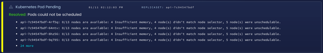 Types of Kubernetes Events